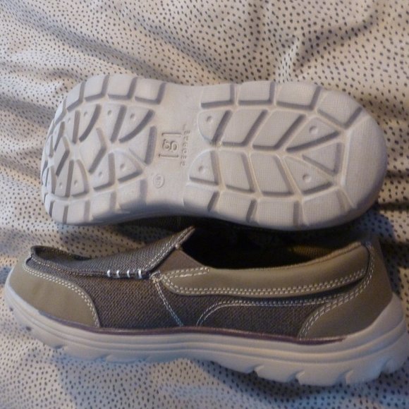 Men's Wide Sz12 George Slip on Lightweight comfort sneakers with memory foam - Picture 7 of 10
